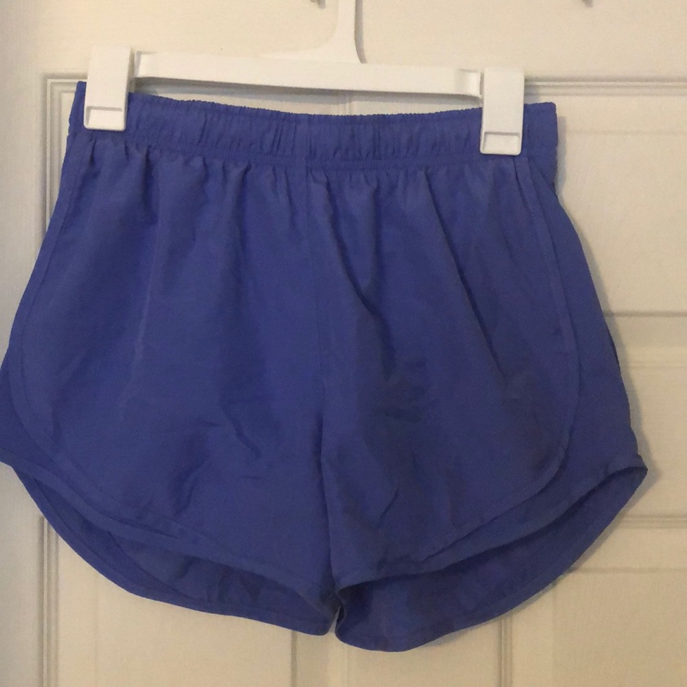 Purple Nike shorts
